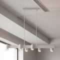 Brilagi - SELE kábeles csillár 6xGU10/30W/230V fehér