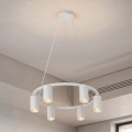 Brilagi - SELE kábeles csillár 6xGU10/30W/230V fehér