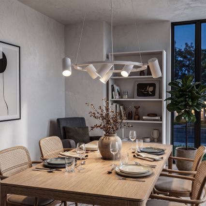BRILAGI - SELE kábeles függeszték 6xGU10/30W/230V fehér