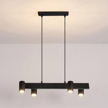 Brilagi - SELE kábellel függesztett lámpa, 4xGU10/30W/230V, fekete