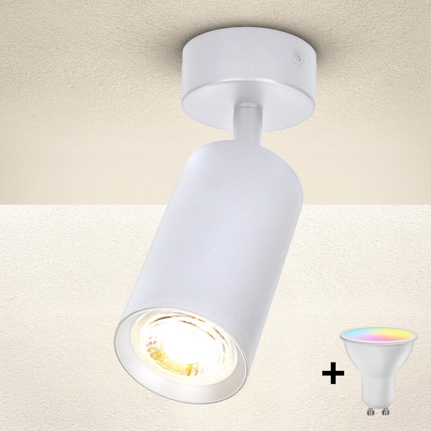 Brilagi - SELE LED RGBW dimmelhető spotlámpa 1xGU10/6,5W/230V 2700-6500K fehér