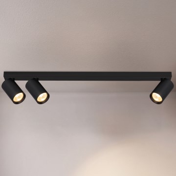 Brilagi - SELE LONG 3xGU10/30W/230V irányítható spotlámpa, fekete