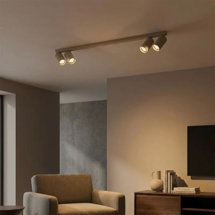Brilagi - SELE LONG spotlámpa 4xGU10/30W/230V bézs