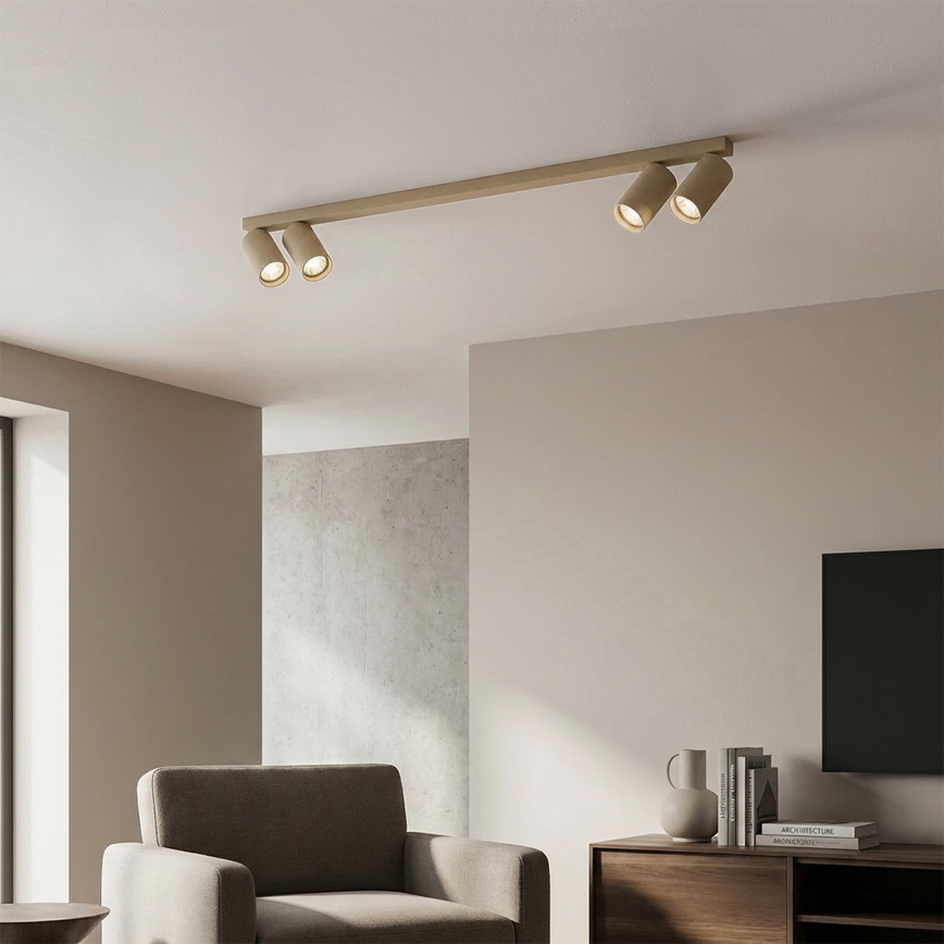 Brilagi - SELE LONG spotlámpa 4xGU10/30W/230V bézs
