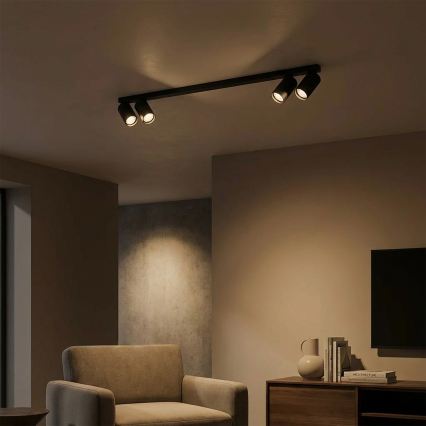 Brilagi - SELE LONG spotlámpa 4xGU10/30W/230V fekete