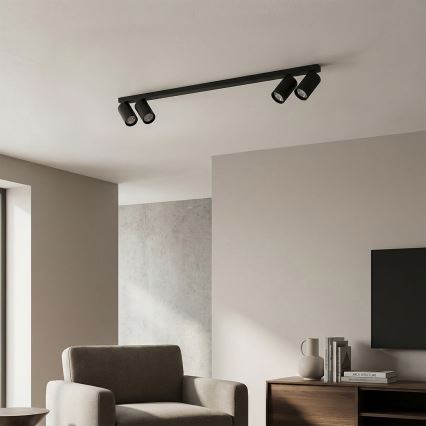 Brilagi - SELE LONG spotlámpa 4xGU10/30W/230V fekete