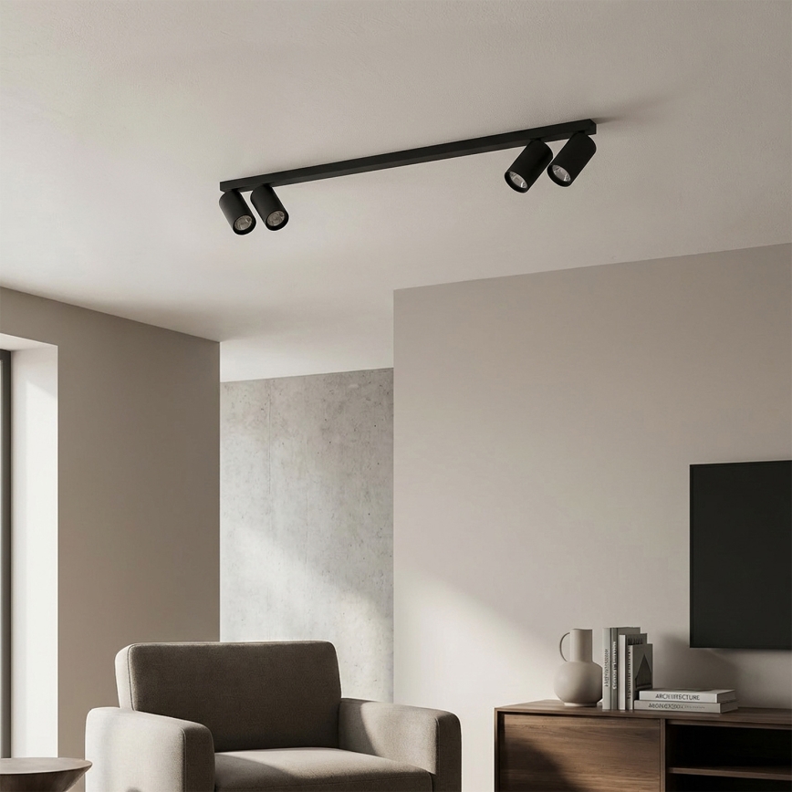 Brilagi - SELE LONG spotlámpa 4xGU10/30W/230V fekete