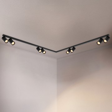 Brilagi - SELE LONG spotlámpa 8xGU10/30W/230V fekete