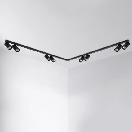 Brilagi - SELE LONG spotlámpa 8xGU10/30W/230V fekete