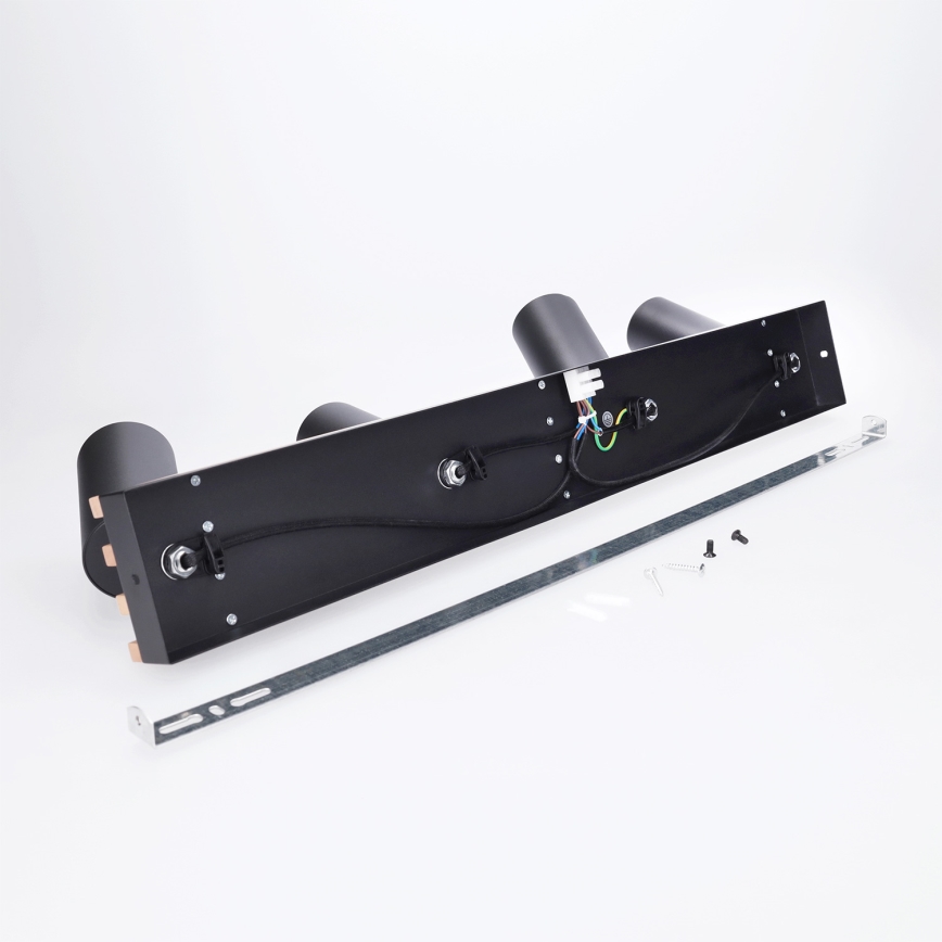 Brilagi - SELE WOOD ACOUSTIC spotlámpa 4xGU10/30W/230V fekete/fa