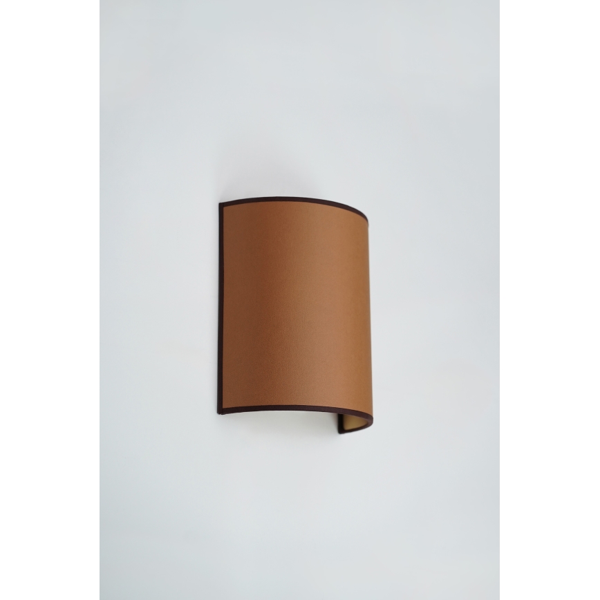 Brilagi - Fali lámpa SEMI 1xE27/15W/230V átmérő 20 cm barna