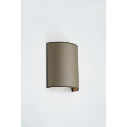 Brilagi - Fali lámpa SEMI 1xE27/15W/230V átmérő 20 cm barna