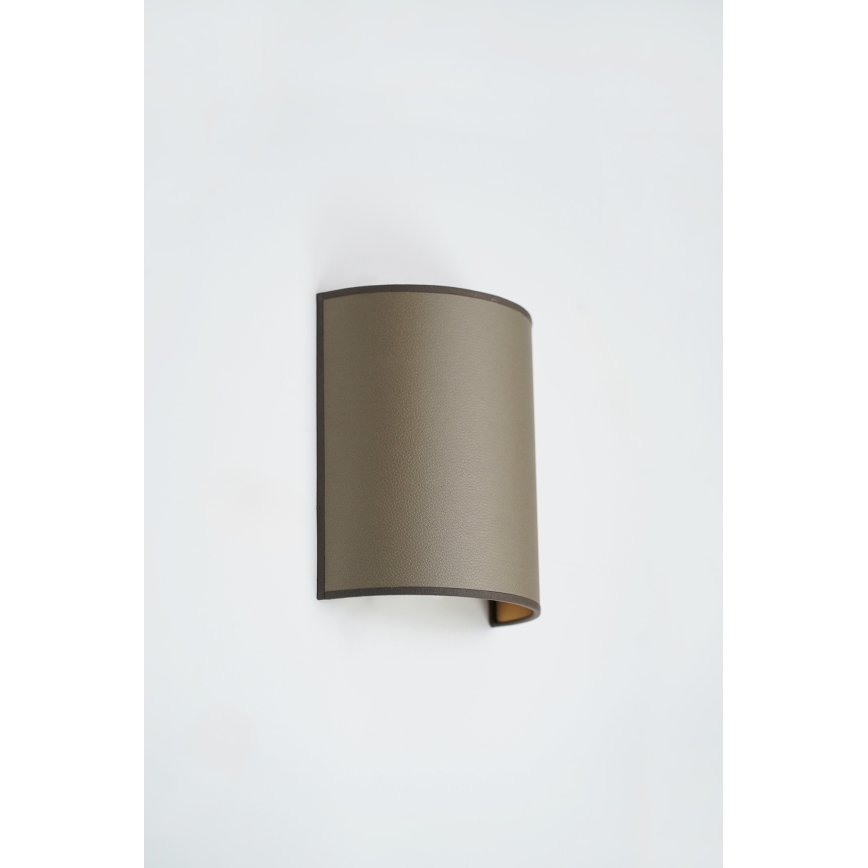 Brilagi - Fali lámpa SEMI 1xE27/15W/230V átmérő 20 cm barna