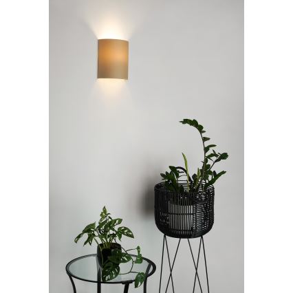 Brilagi - Fali lámpa SEMI 1xE27/15W/230V átmérő 20 cm bézs