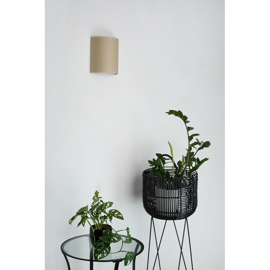 Brilagi - Fali lámpa SEMI 1xE27/15W/230V átmérő 20 cm bézs