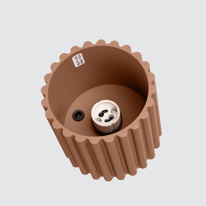 Brilagi - SFERA LED spotlámpa 1xGU10/10W/230V, átm. 10 cm, barna