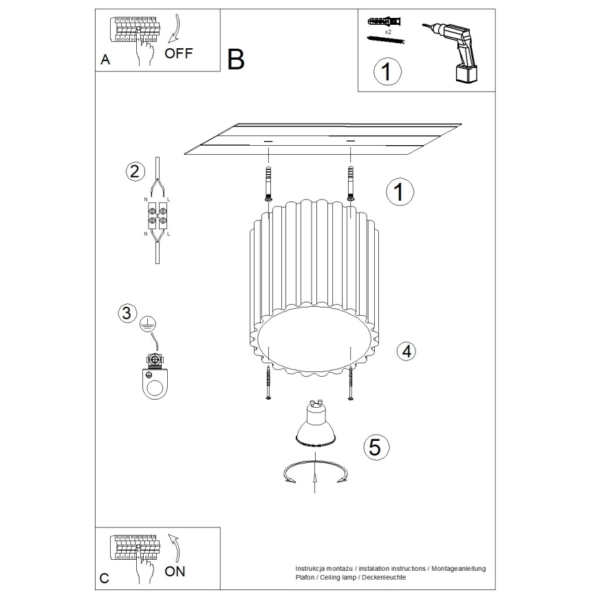 Brilagi - SFERA LED spotlámpa 1xGU10/10W/230V, átm. 10 cm, taupe