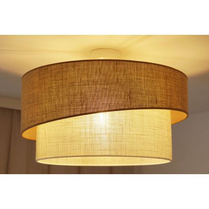 Brilagi - Felületre szerelhető SHINE csillár 1xE27/15W/230V, 50 cm átmérő, bézs/krém színű