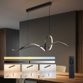 Brilagi - SIGNATURE LED dimmelhető kábelen függesztett csillár LED/55W/230V 3000-6000K 120x23 cm fekete + távirányító