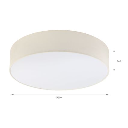 Brilagi - SIRIJA LED mennyezeti lámpa 4xE27/15W/230V, átm. 60 cm, krémszínű