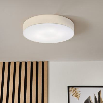 Brilagi - SIRIJA LED mennyezeti lámpatest 6xE27/15W/230V átm. 80 cm krémszínű
