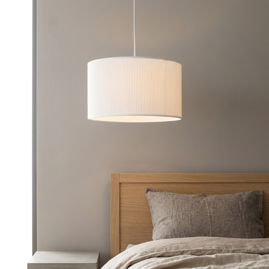 Brilagi - SIRIJA MODERN kábeles függőlámpa, 1xE27/60W/230V, átmérő 35 cm, fehér
