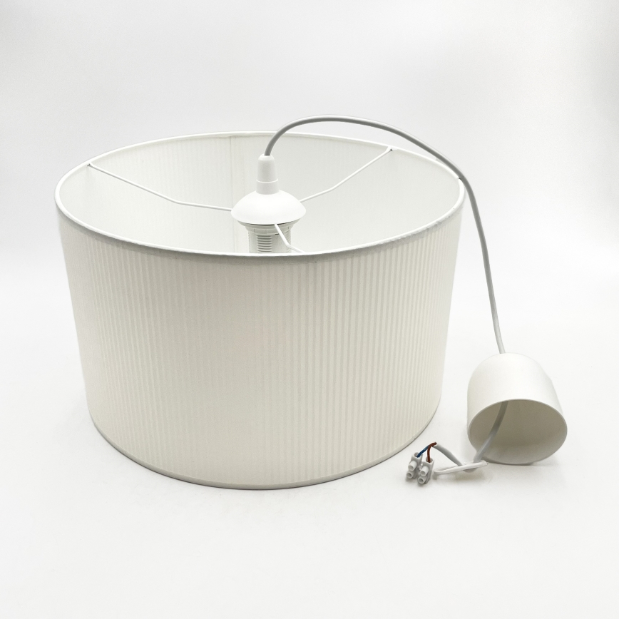 Brilagi - SIRIJA MODERN kábeles függőlámpa, 1xE27/60W/230V, átmérő 35 cm, fehér