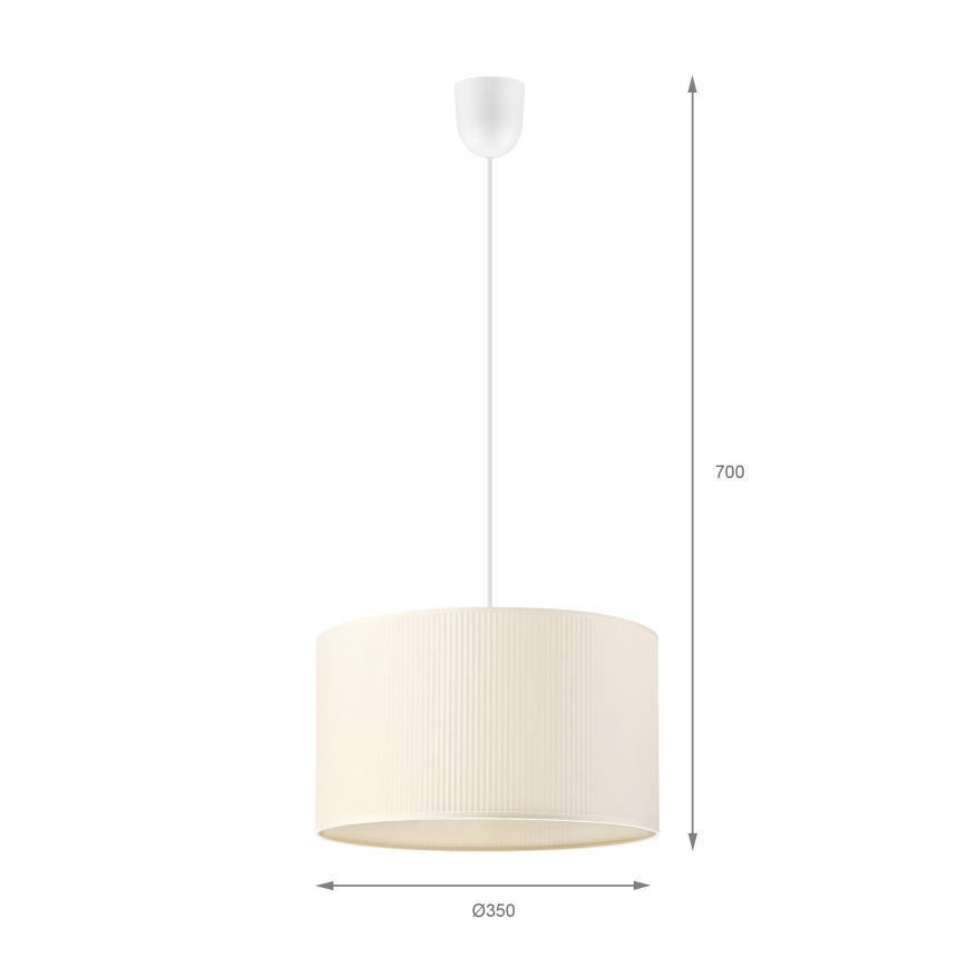 Brilagi - SIRIJA MODERN kábelre szerelt függőlámpa 1xE27/60W/230V, Ø 35 cm, krémszínű