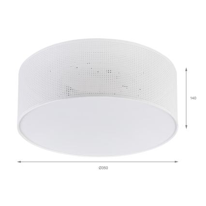 Brilagi - SIRIJA MODERN mennyezeti lámpa 2xE27/60W/230V, Ø 35 cm, fehér