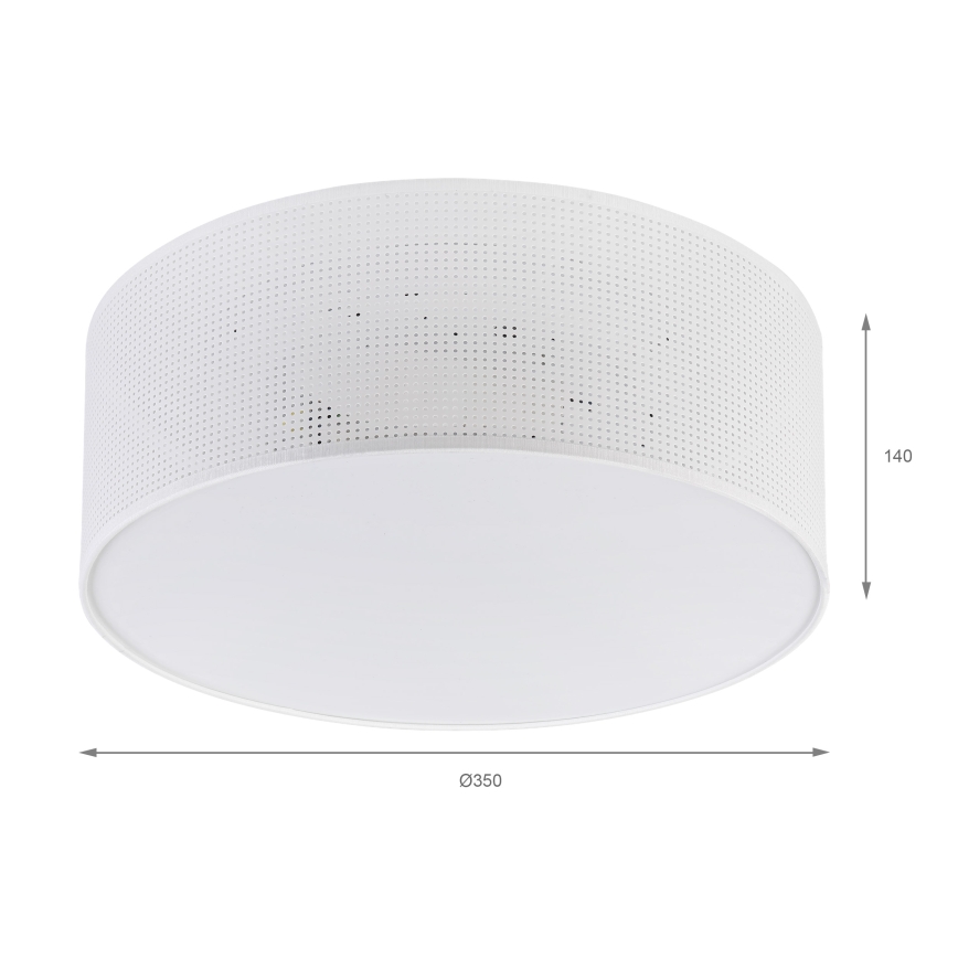 Brilagi - SIRIJA MODERN mennyezeti lámpa 2xE27/60W/230V, Ø 35 cm, fehér