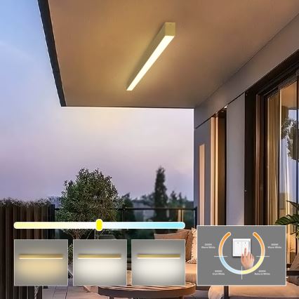 Brilagi - LED fürdőszobai mennyezeti lámpatest SLEEKLINE LED/40W/230V 3000/4500/6000K arany IP44