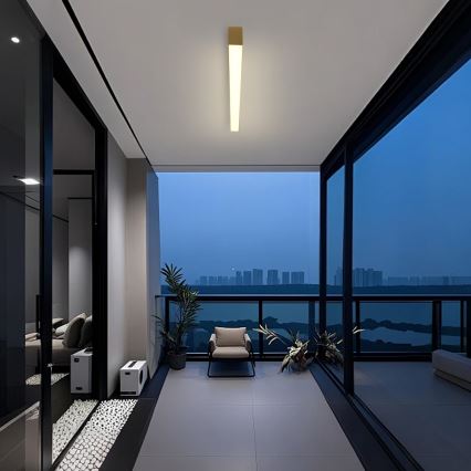 Brilagi - LED fürdőszobai mennyezeti lámpatest SLEEKLINE LED/40W/230V 3000/4500/6000K arany IP44