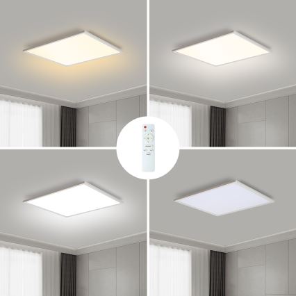 Brilagi - dimmelhető SLIMFRAME LED mennyezeti lámpatest LED/36W/230V 45x45 cm 3000-6000K fehér + távirányítóval