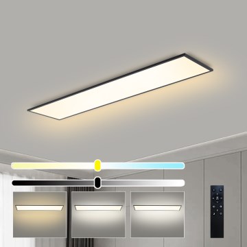 Brilagi - SLIMFRAME dimmelhető LED mennyezeti lámpa LED/58W/230V 120x30 cm 3000-6000K fekete + távirányító