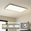 Brilagi - SLIMFRAME LED mennyezeti lámpa, 80 W, 230 V, 120x60 cm, 3000/4000/6000 K, fekete