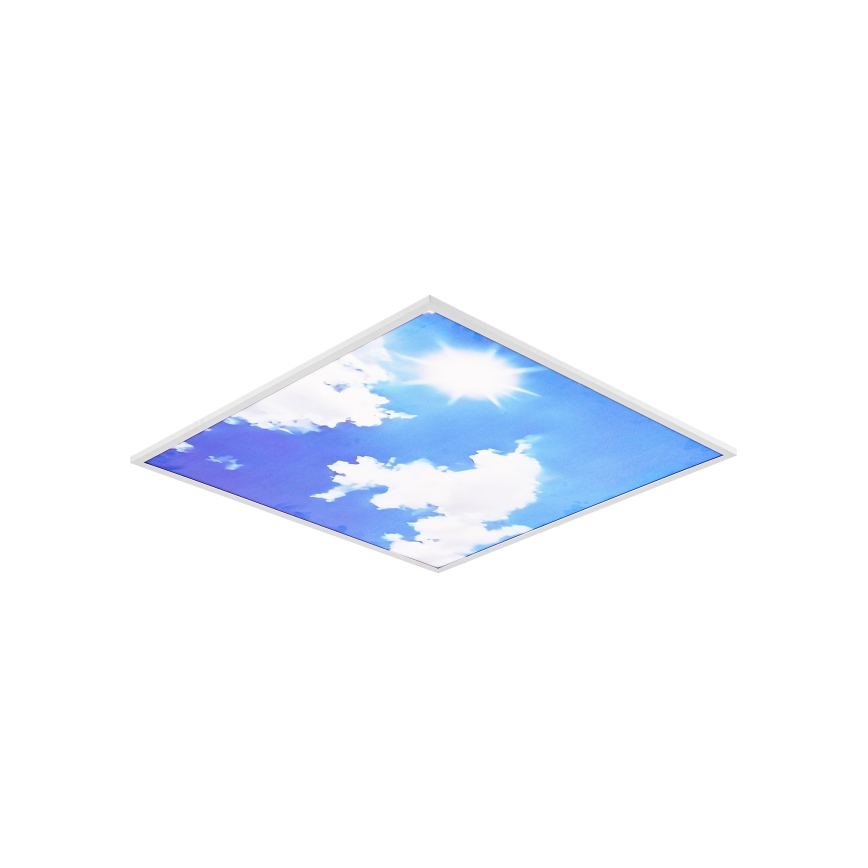 Brilagi - SLIMFRAME SKY LED mennyezeti lámpatest 58W/230V 60x60 cm ezüst/kék