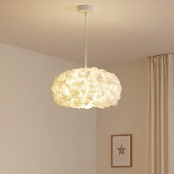 Brilagi - SOLEAIR kábeles függőlámpa 1xE27/60W/230V fehér