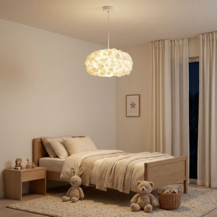 Brilagi - SOLEAIR kábeles függőlámpa 1xE27/60W/230V, Ø 45 cm, fehér