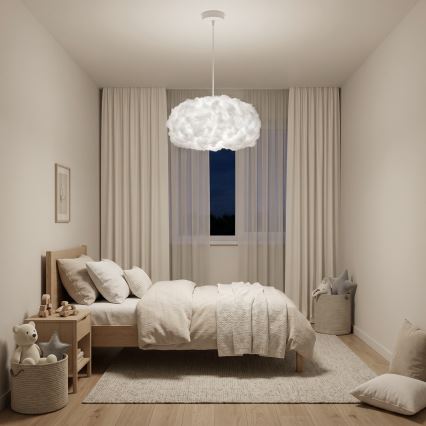 Brilagi - SOLEAIR kábeles függőlámpa 1xE27/60W/230V, Ø 45 cm, fehér