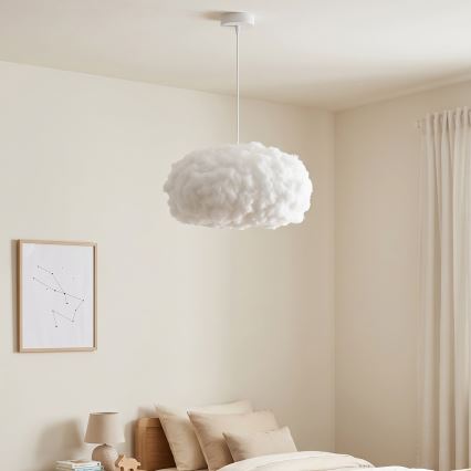 Brilagi - SOLEAIR kábeles függőlámpa 1xE27/60W/230V, Ø 45 cm, fehér