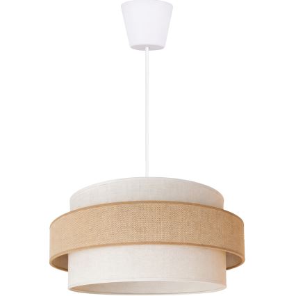 Brilagi - SPACE kábeles függőlámpa 1xE27/60W/230V Ø 40 cm bézs/krém