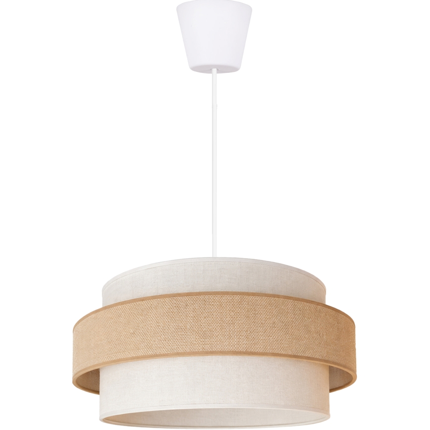 Brilagi - SPACE kábeles függőlámpa 1xE27/60W/230V Ø 40 cm bézs/krém