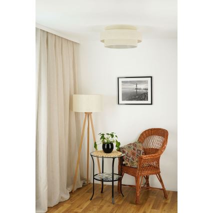 Brilagi - Mennyezeti lámpa SPACE YUTE LED/12W/230V átm. 50 cm 3000K/4000K/6400K krémszínű