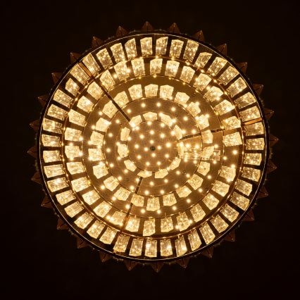 BRILAGI - LED fényerőszabályozható mennyezeti lámpatest SPECTRA LED/45W/230V 3000-6000K átmérő 48 cm aranyszínű + távirányítóval
