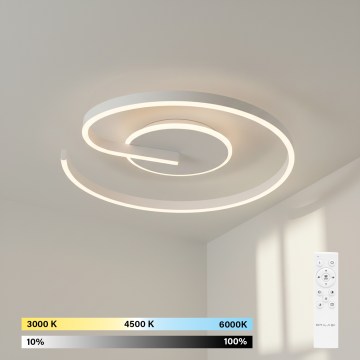 Brilagi - SPIRAL dimmelhető LED mennyezeti lámpatest 56W/230V, átmérő 50 cm, 3000/4000/6000K + távirányító