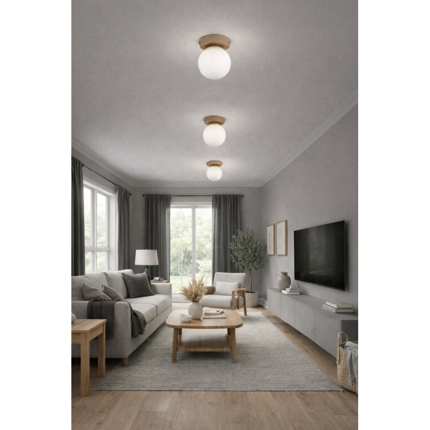 Brilagi - Spotlámpa 1xE27/60W/230V bézs/arany