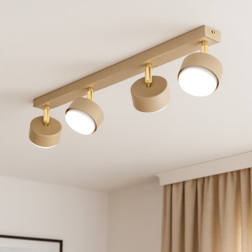 Brilagi - Spotlámpa 4xGX53/12W/230V bézs