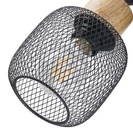 Brilagi - Spotlámpa BASKLITE 4xE27/15W/230V fa/fekete