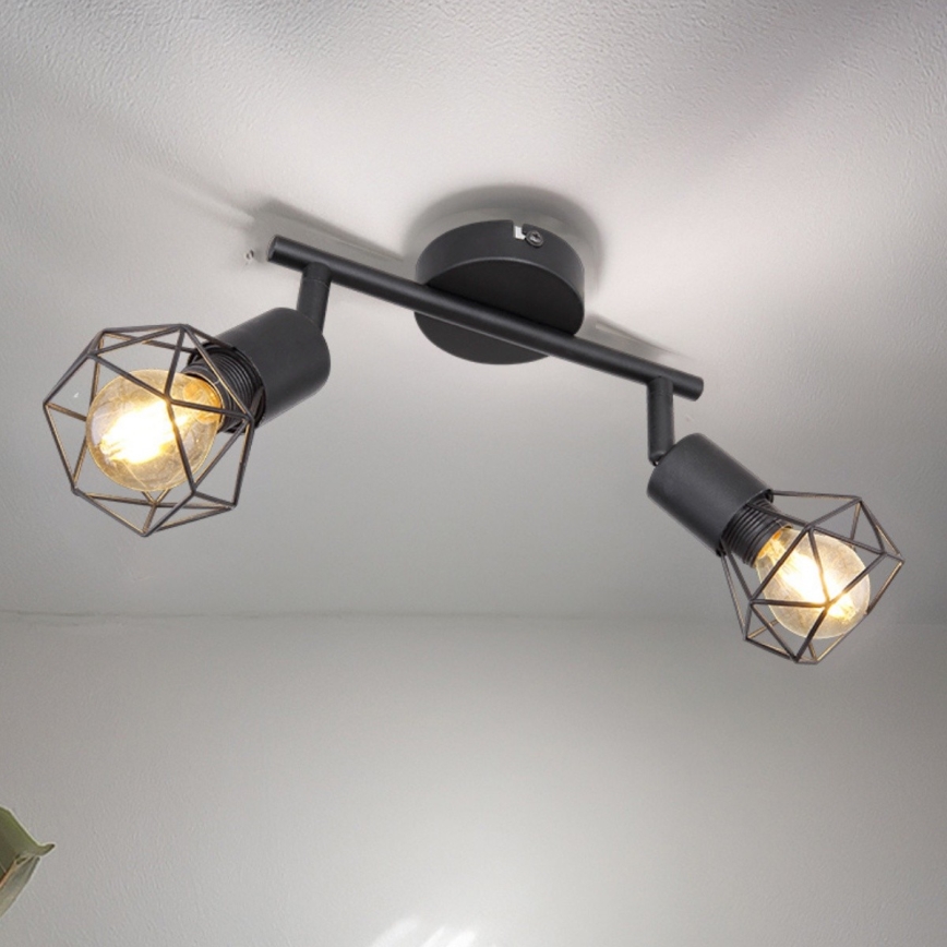 Brilagi - Spotlámpa CAGE 2xE14/40W/230V