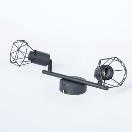 Brilagi - Spotlámpa CAGE 2xE14/40W/230V